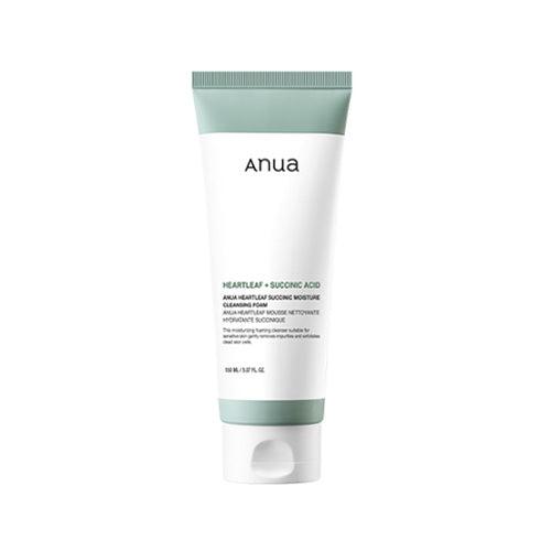 ANUA HEARTLEAF SUCCINIC MOISTURE CLEANSING FOAM 150ml