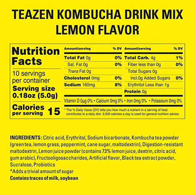 Kombucha Lemon Flavour