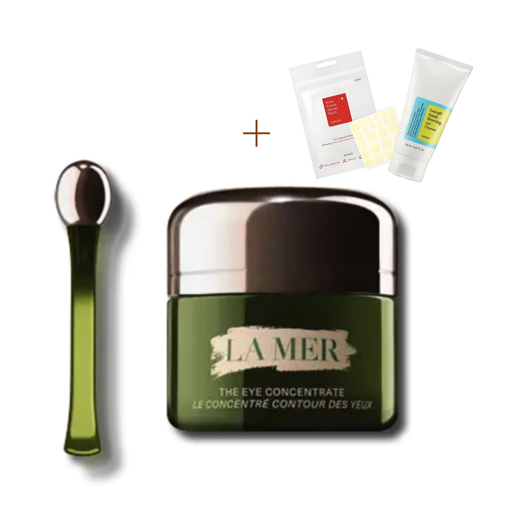 [LA MER] EYE CONCENTRATE RELIEVES DARK CIRCLES 15ml + Gel Cleanser&Pimple patch