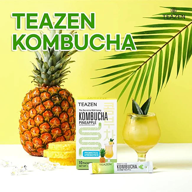 [Teazen] Kombucha Pineapple Flavour/ Expiry Date June-2024