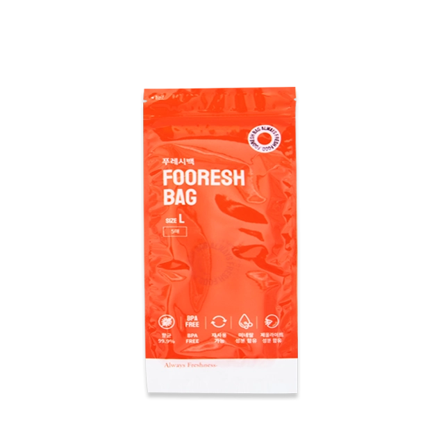 alabuu household Fresh Keep Fresh Reuseable Food Bags 6L / 5 bags(L)