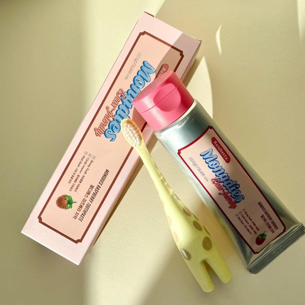 [mongdies] Raspberry baby toothpaste 100g (0~3years)