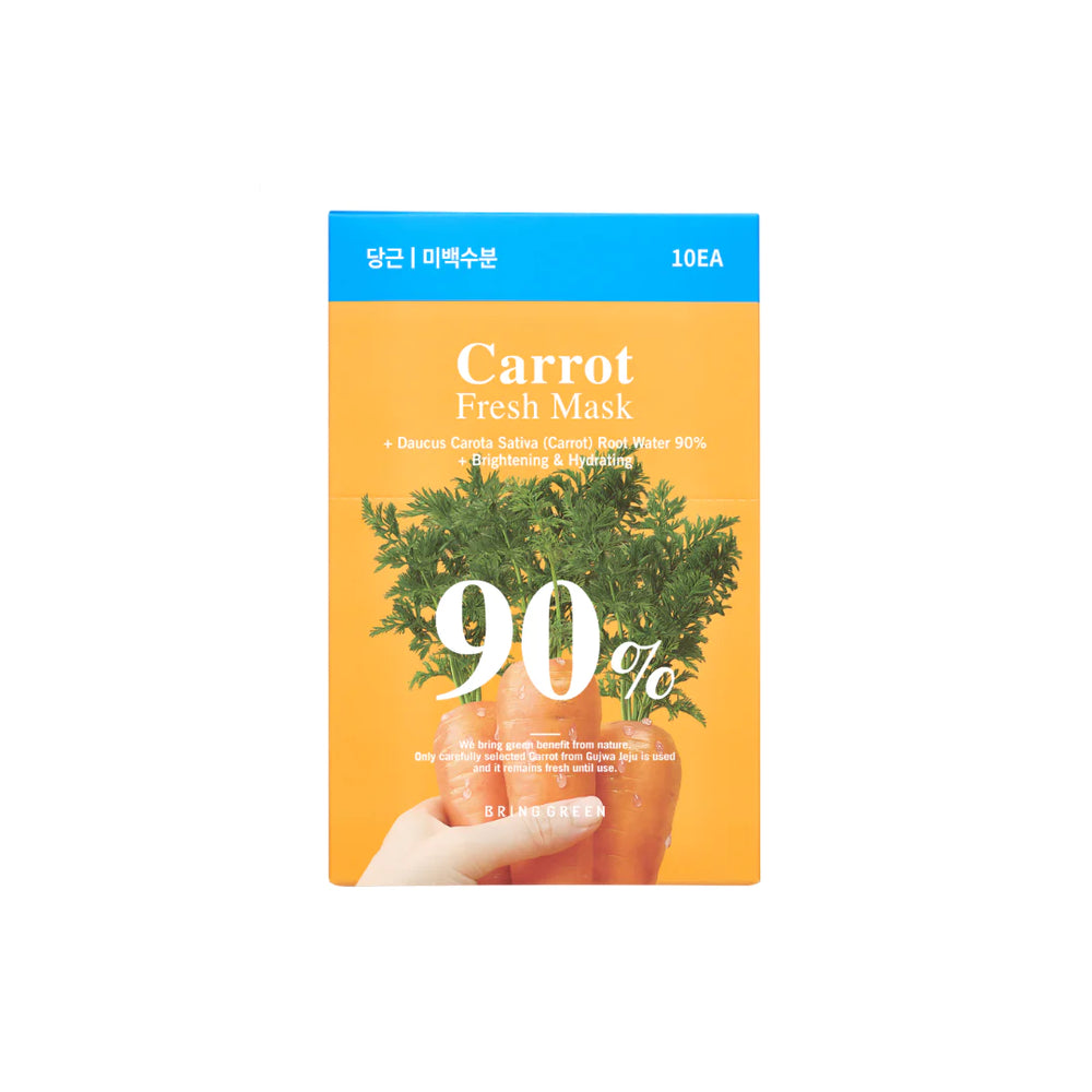 [Bring Green] Carrot Vita 90% Fresh Mask 10 Sheets