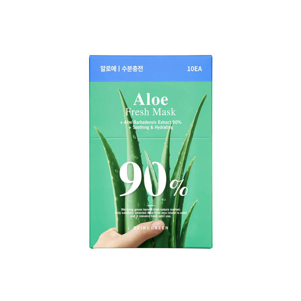 [Bring Green] Aloe 90% Fresh Mask 10 Sheets