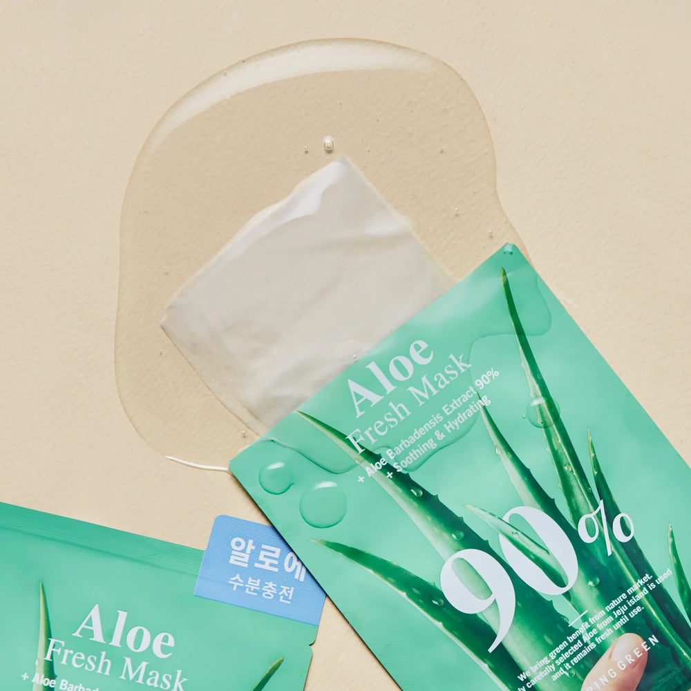 [Bring Green] Aloe 90% Fresh Mask 10 Sheets
