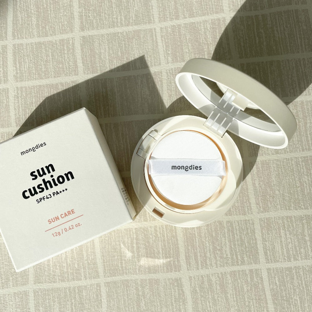 [mongdies] Sun Cushion SPF43/PA+++ [12g]