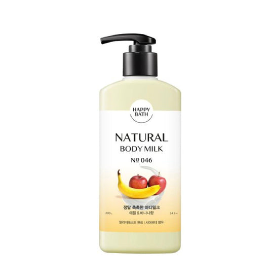 [HAPPY BATH] Natural Body Milk Apple&Banana 400ML