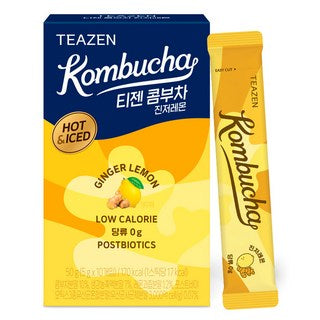 Hot Kombucha Lemon Ginger Flavour-NEW