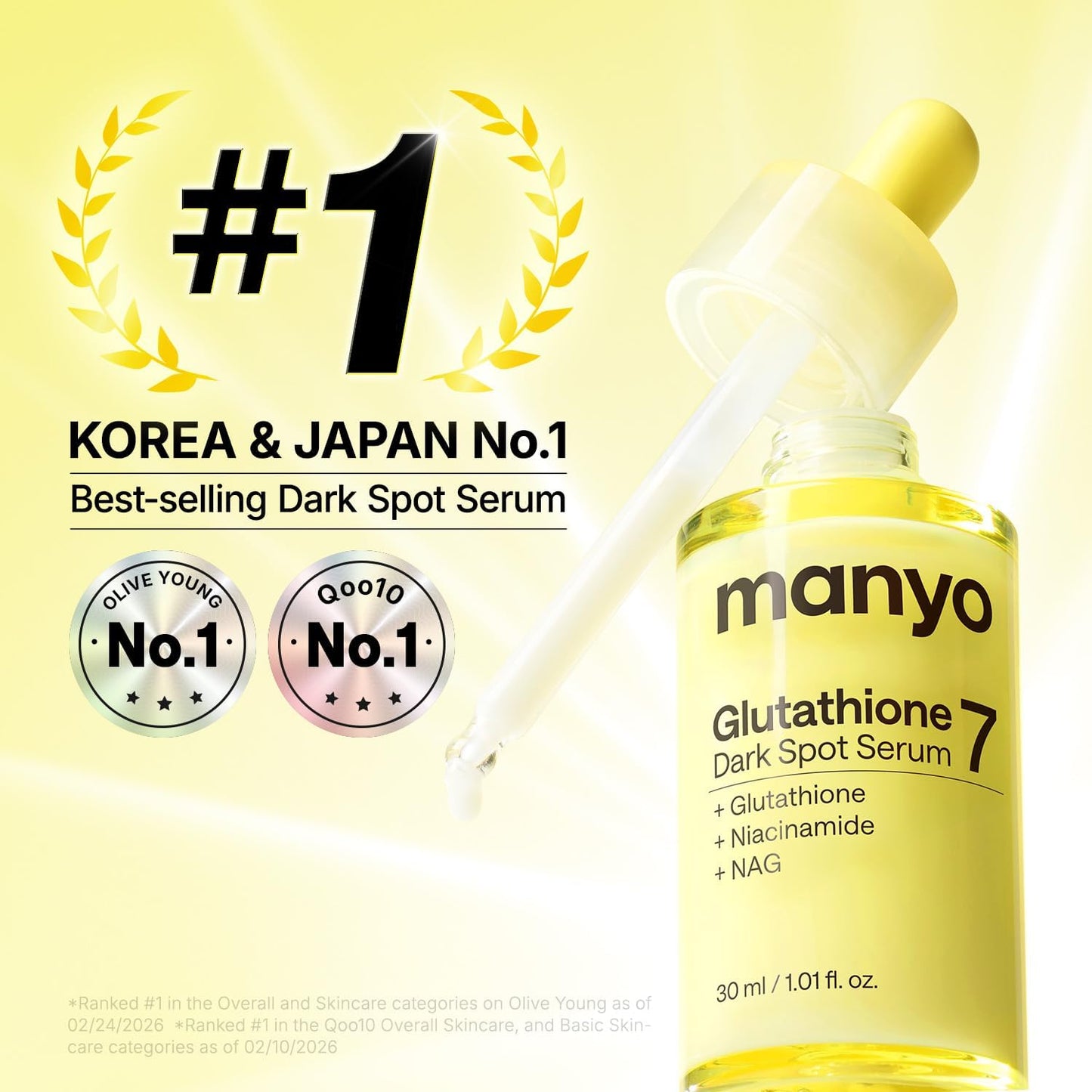 manyo Glutathione 7 Dark Spot Serum 30ml