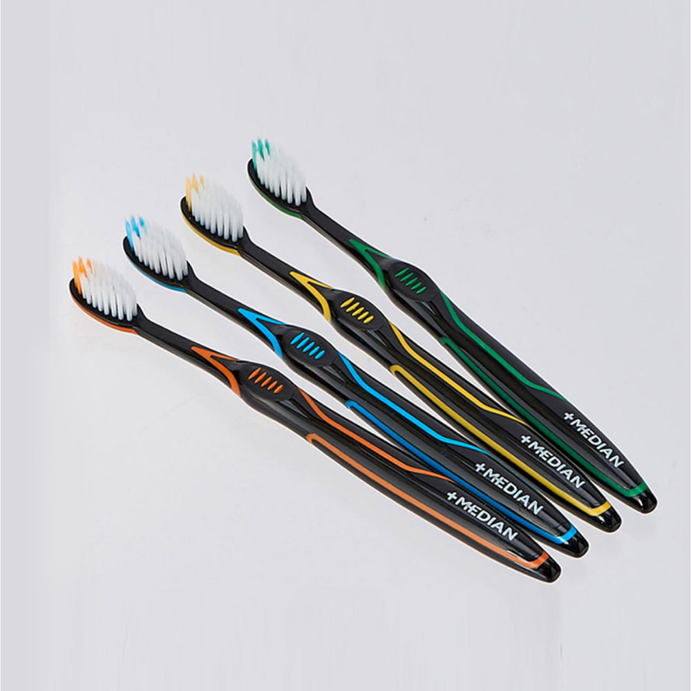 [MEDIAN] Dual Effect Toothbrush 3+1_  0.01mm Fine Soft Bristles