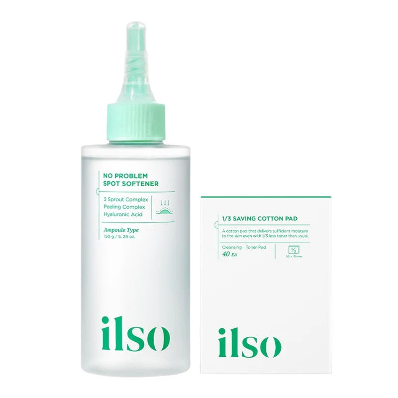 ILSO NO PROBLEM SPOT SOFTENER(COTTON PAD40pcs) SET