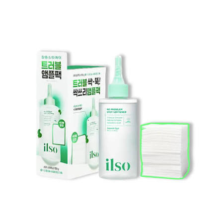 ILSO NO PROBLEM SPOT SOFTENER(COTTON PAD40pcs) SET