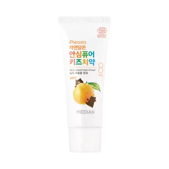 alabuu-body/hair/oral-toothpaste-Plesia Nature Packed Safe Pure Kids Toothpaste 85g-citrus flavour