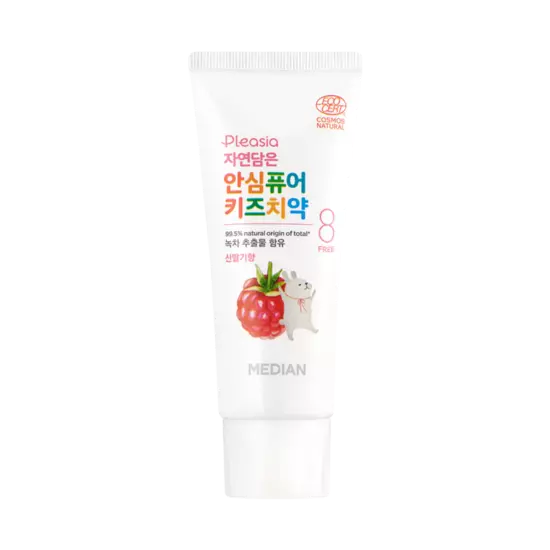 alabuu-body/hair/oral-toothpaste-Plesia Nature Packed Safe Pure Kids Toothpaste 85g-rasberry falvour