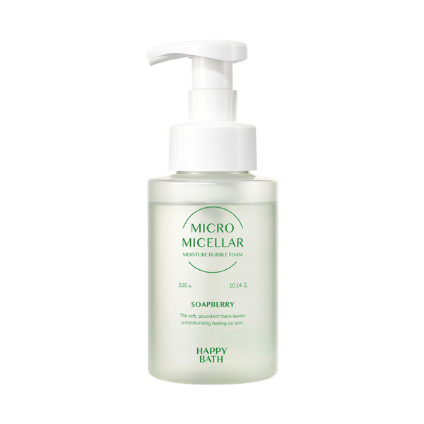 alabuu-skincare-cleanser-Happy Bath Micromicella Soapberry Moisture Bubble Foam 300ml