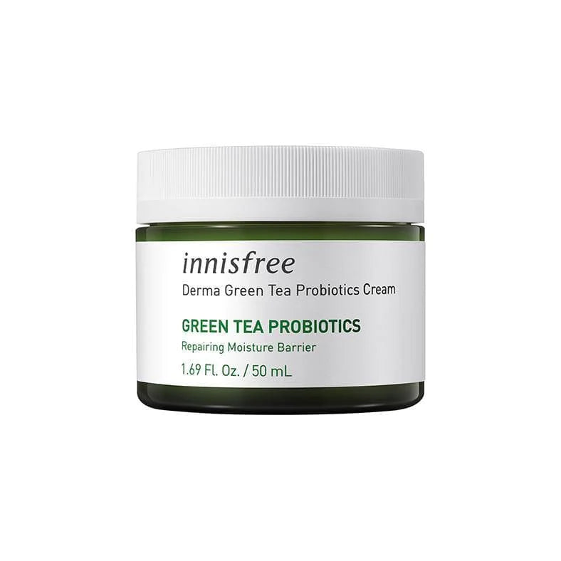 alabuu-skincare-moisturizing-Innisfree Derma Green Tea Probiotics Cream 50mL