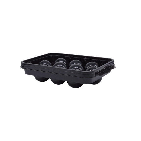 alabuu household Fooresh Twist Ice Ball Maker Mold 10