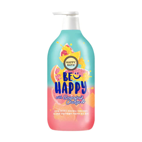 alabuu hair/body/oral body cleanser Happy Bath Smile Body Wash Brightening Grapefruit & Orange 900