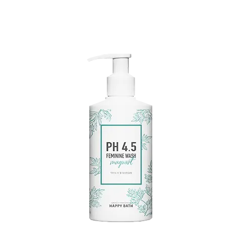 alabuu hair/body/oral bodycleanser Happy Bath PH4.5 Mildly Acidic Mugwort Bubble Feminine Cleanser 250g