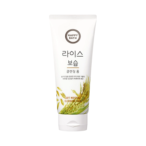 Happyalabuu skincare cleanser Bath Rice Moisture Cleansing Foam 200G