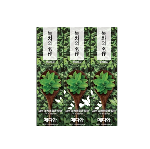 Median Green Tea Masterpiece Toothbrush 4-pack (AD_22)
