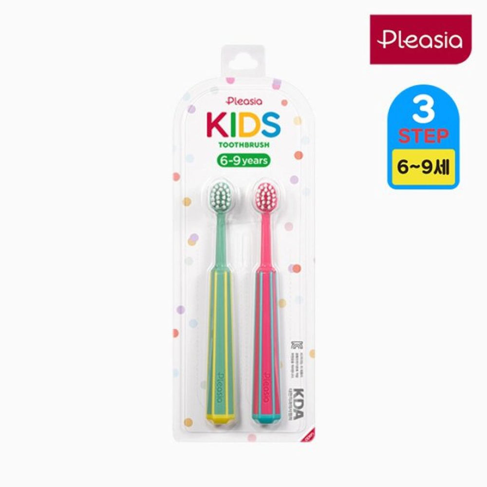 alabuu hair/body/oral toothbrushes Median Plesia Kids Safety 6 Toothbrush Step 3_2pcs